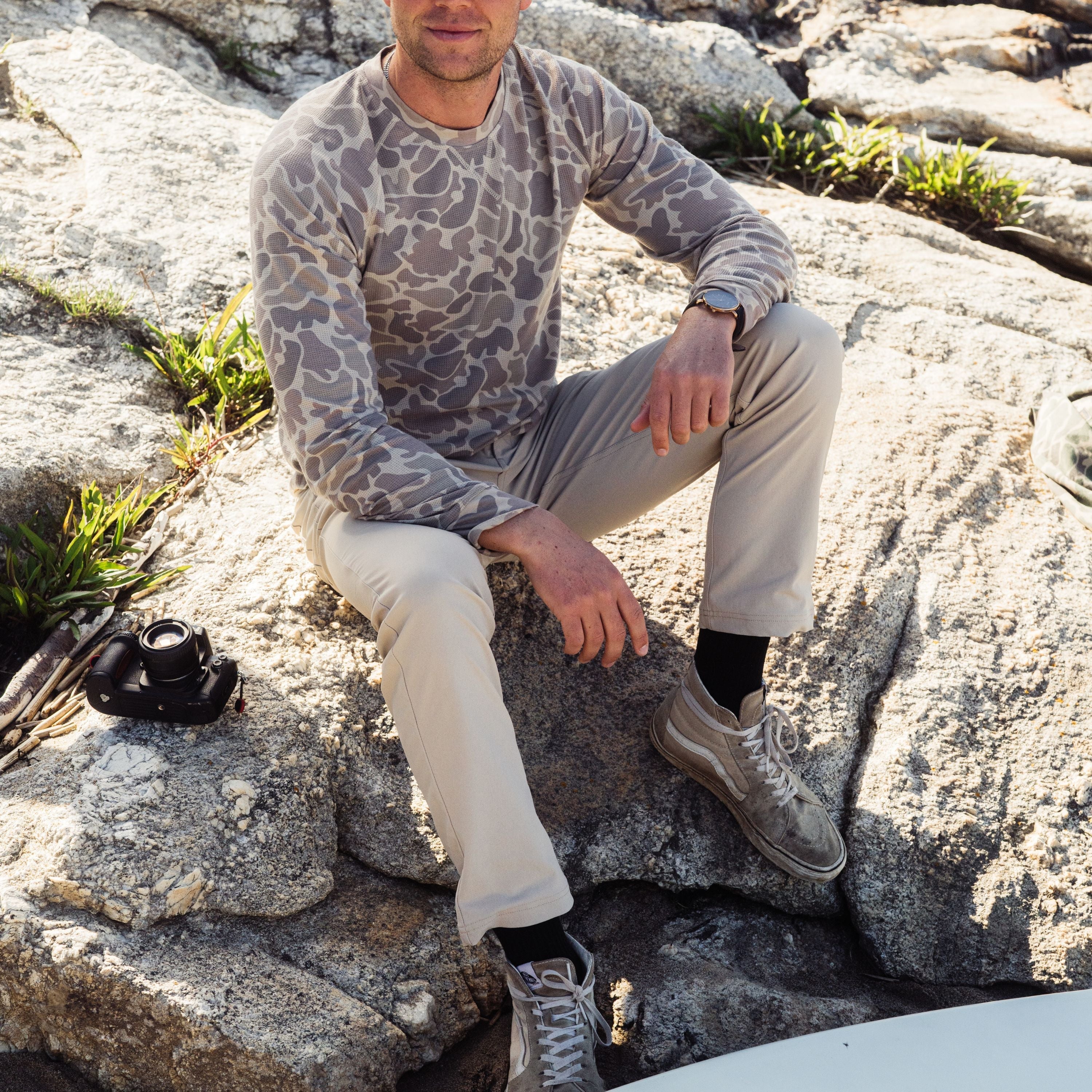 Surfside Waffle Long Sleeve Shirt – Marsh Wear Clothing