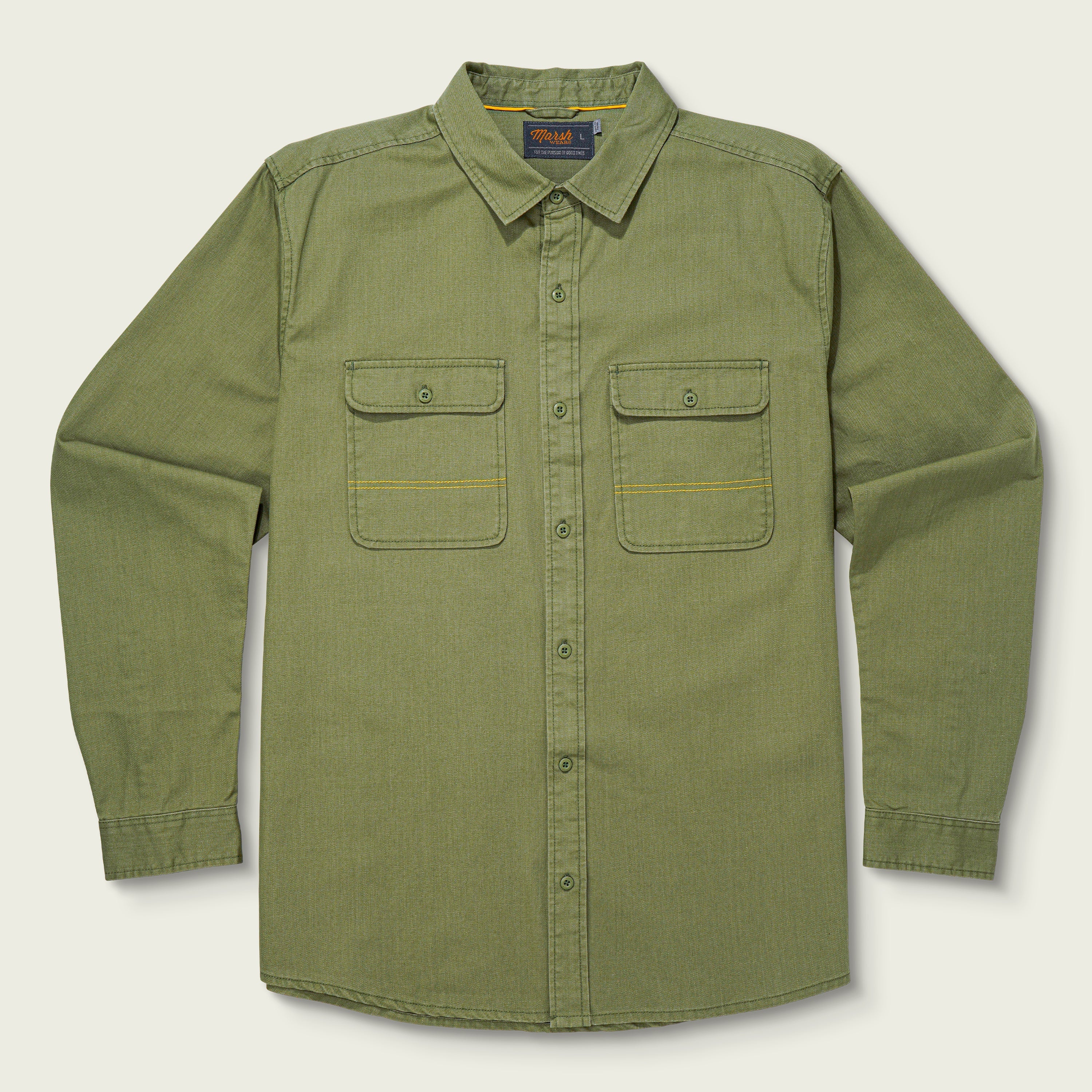 South End Button Up Mens Shirt – Marsh Wear Clothing