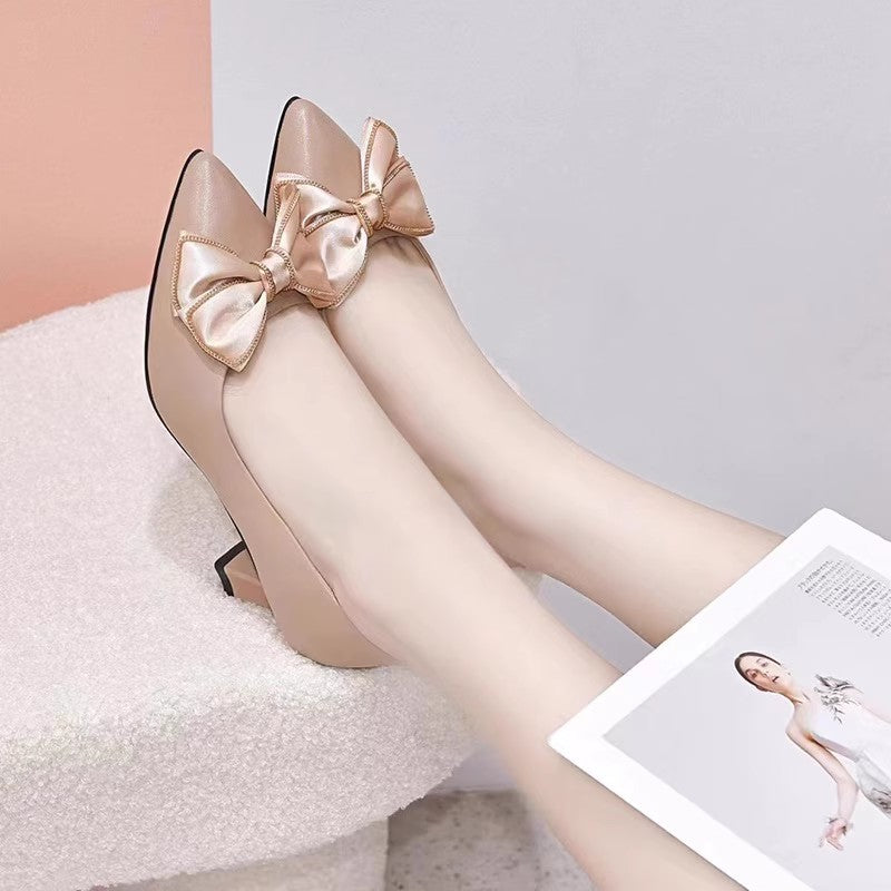 Women's Pointed-Toe Leather Pumps – view 3