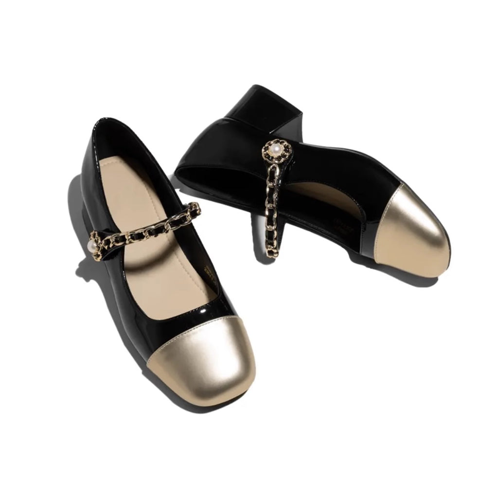 Women's Leather Block Heel Mary Jane Pumps – view 1