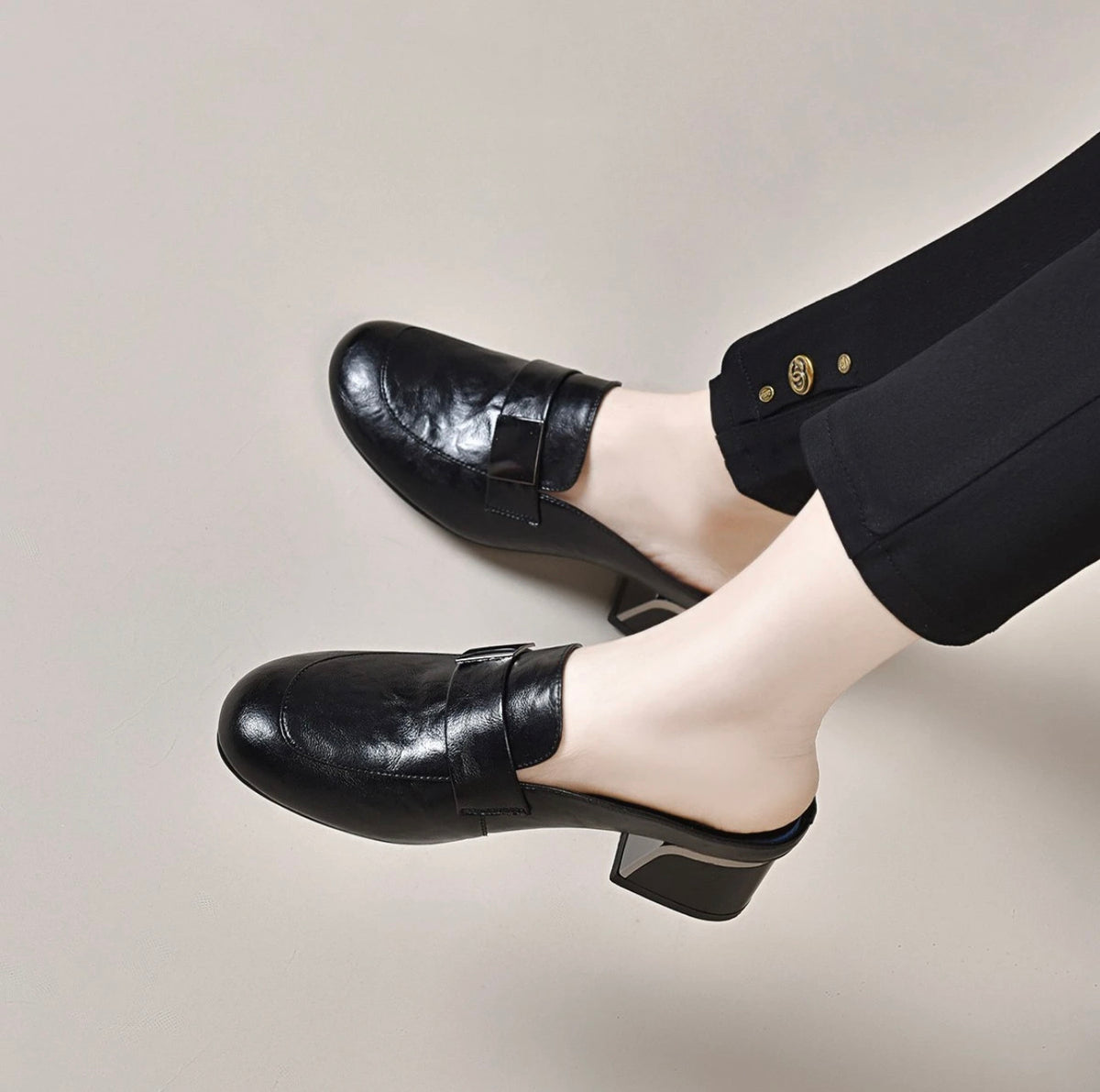 Women's Leather Mules – view 3