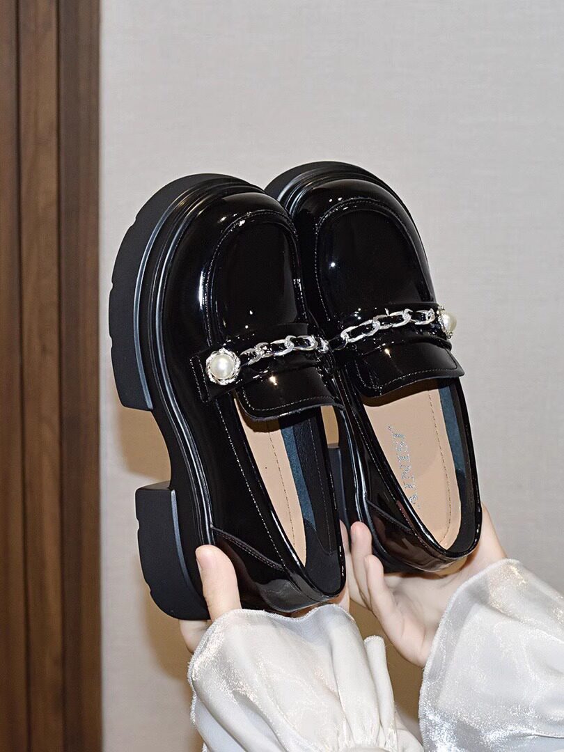Women's Platform Leather Loafers – view 2